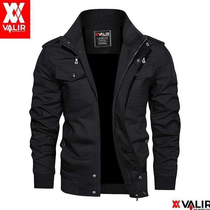 Termurah / Hot Sale Lub Valir Edmund - Jaket Pria Bomber Model Militer Terbaru Tran Acket