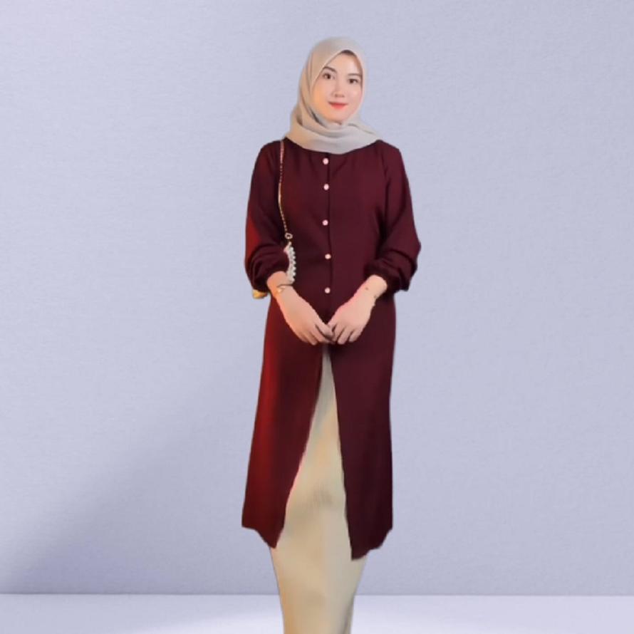 BIG SALE Tunik Elegan Simpel - Baju Tunic Cantik dan Elegan