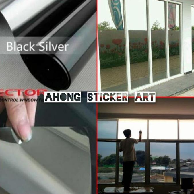 kaca film black silver/kaca film sparta/kaca film oneway/kaca film one