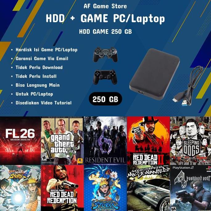 HDD Eksternal FL 26 + Bonus Game PC/Laptop 250GB