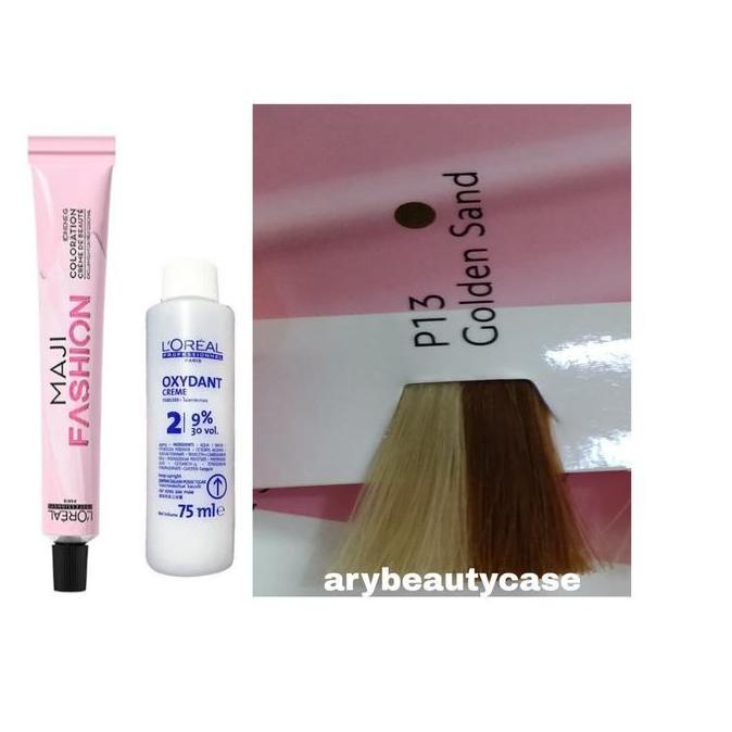 Cat Rambut majifashion no P13 golden sand