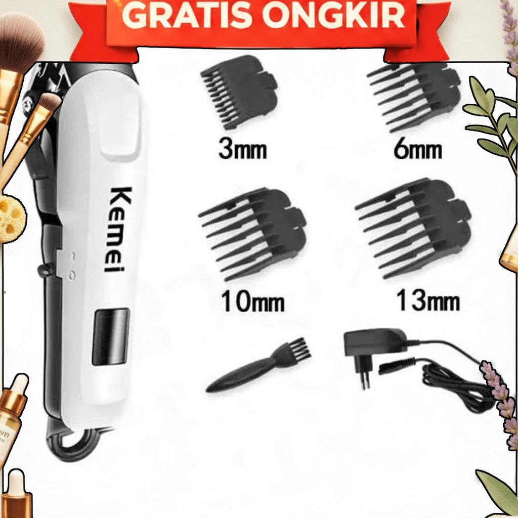 Mesin Cukur Rambut Kemei Km-809A Alat Cukur Rambut Kemei Km 809A