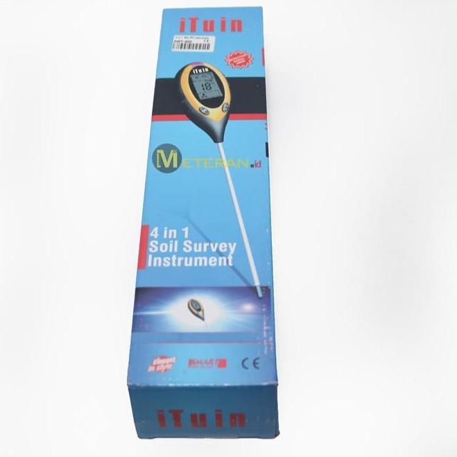 Ituin 4In1 Ph Meter Tanah Digital Original Kualitas Terbaik Harga Termurah