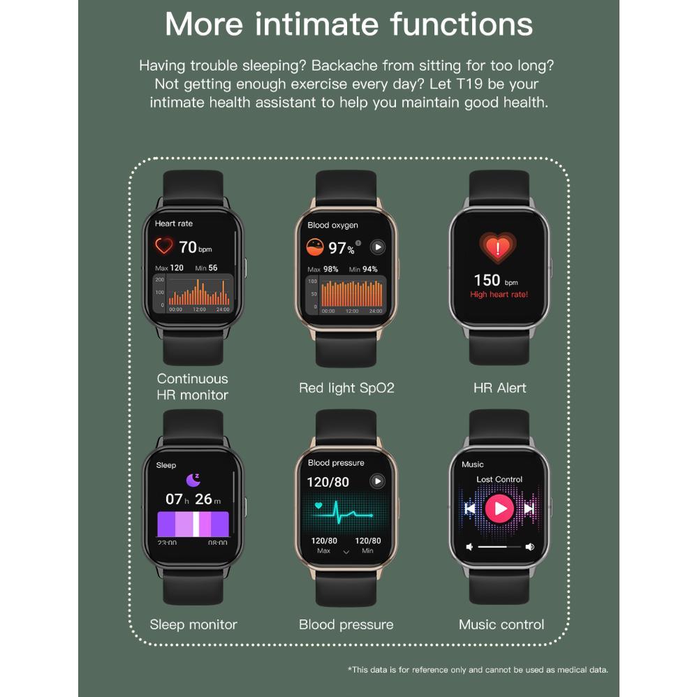 TERBARU [Top Seller] Zero T19F Smartwatch 1.83"HD Screen Jan Tangan Metal Bezel AI Smart Voice Assis