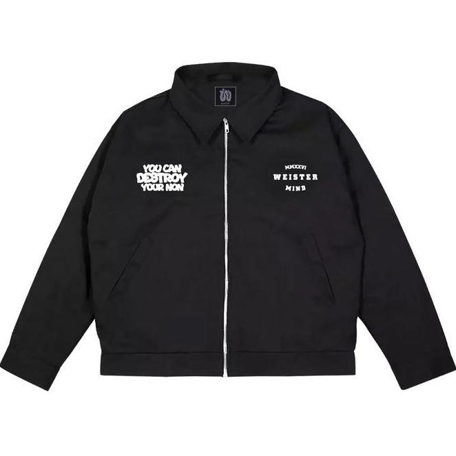 Weister Work Jaet Boxy Hitam Yourself Jaket Tebal