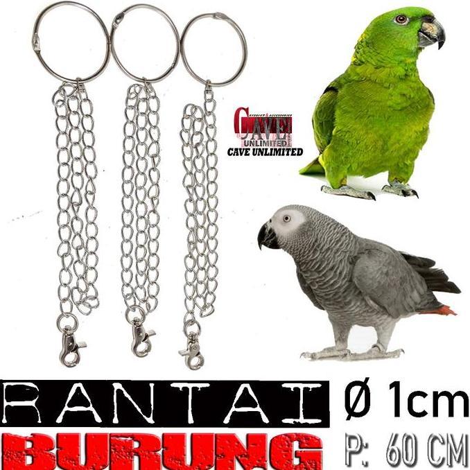 Bridwoi- Rantai Rante Ring Borgol Kaki Burung Love Bird Betet Parkit Lovebird