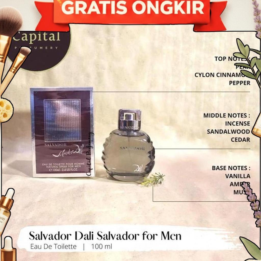 Salvador Dali Salvador Pour Homme Edt 100 Ml