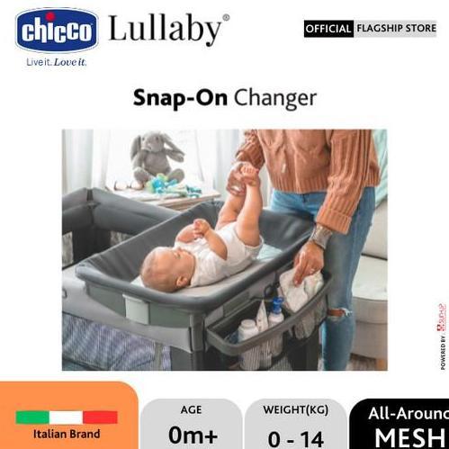 CHICCO LULLABY PLAYARD PORTABLE BABY CRIB (CAMDEN) / BOX TIDUR BAYI