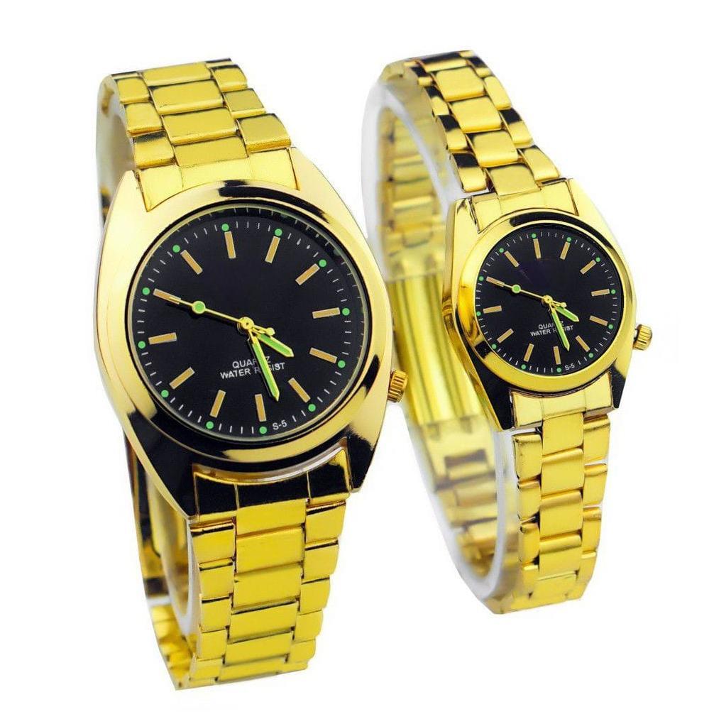 HOT DEALS PA JAM TANGAN COUPLE MURAH 5 RANTAI PREMIUM GROSIR ARLOJI SK002