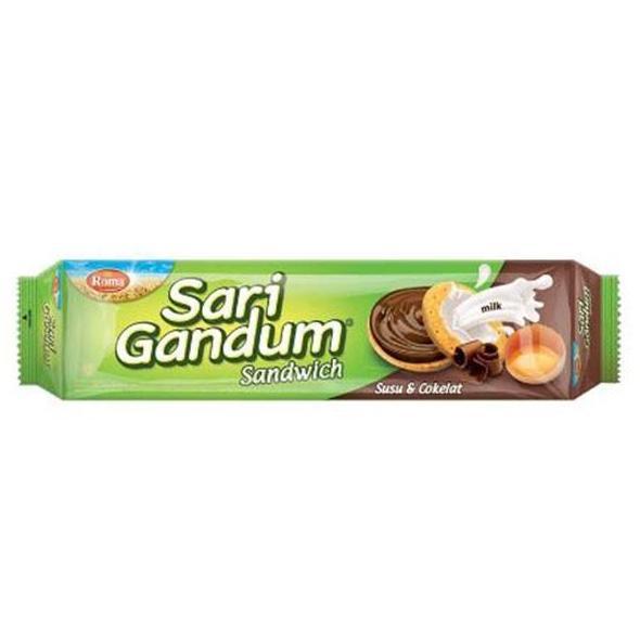 monggo] Roma Sari Gandum Sandwich Susu And Coklat 115G