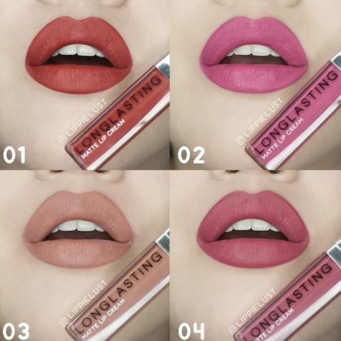 Papupi- Lt Pro Long Lasting Matte Lip Cream - Lipstick Cair Bibir Hasil Matte Natural -  Lipcream