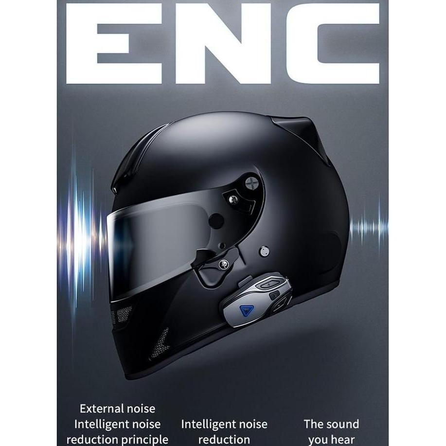 FOR HELMET BLUETOOTH HEADSET AUDIO MOTOWOLF BH1 UNTUK HELM FULL FACE & HALF FACE