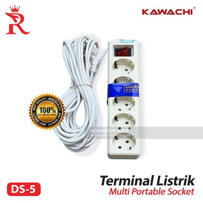 Rassdam123 - Stop Kontak Terminal Listrik 2/ 3/ 4/ 5 Lubang Panjang 1 Meter