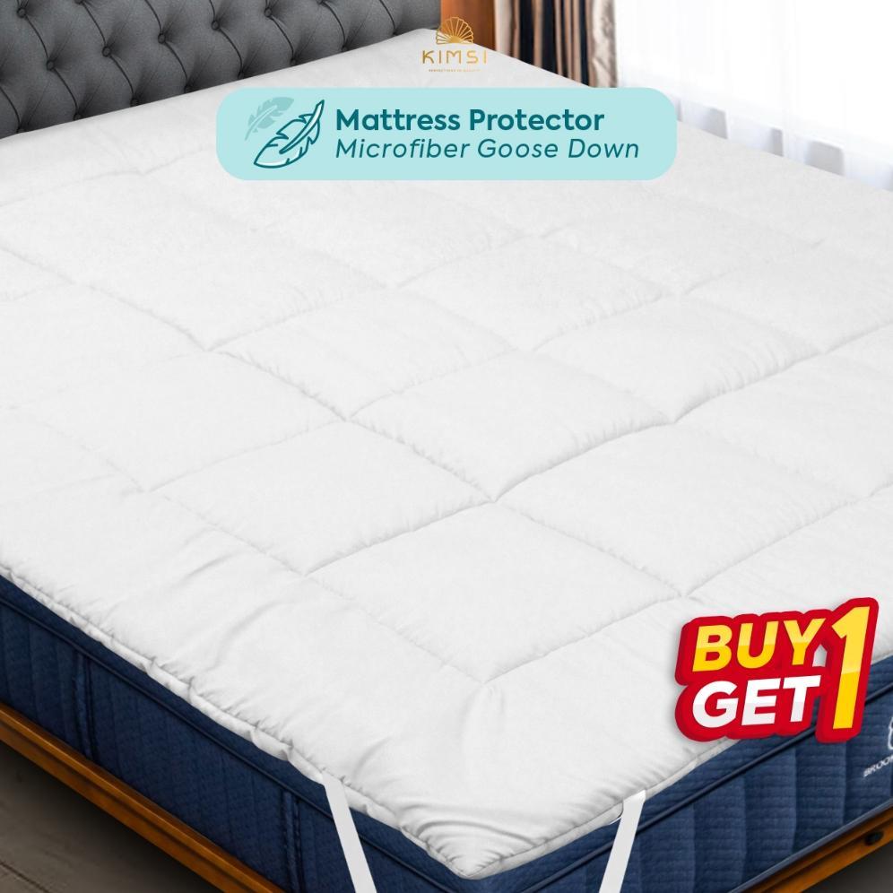 Promo BUY 1 GET 1 / Matras Protector Aloevera Pelindung Kasur / Matras Topper Kasur / 120x200 160x20