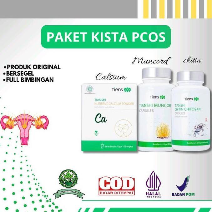 LENGKAP KISTA PCOS - TIENS - - HALAL