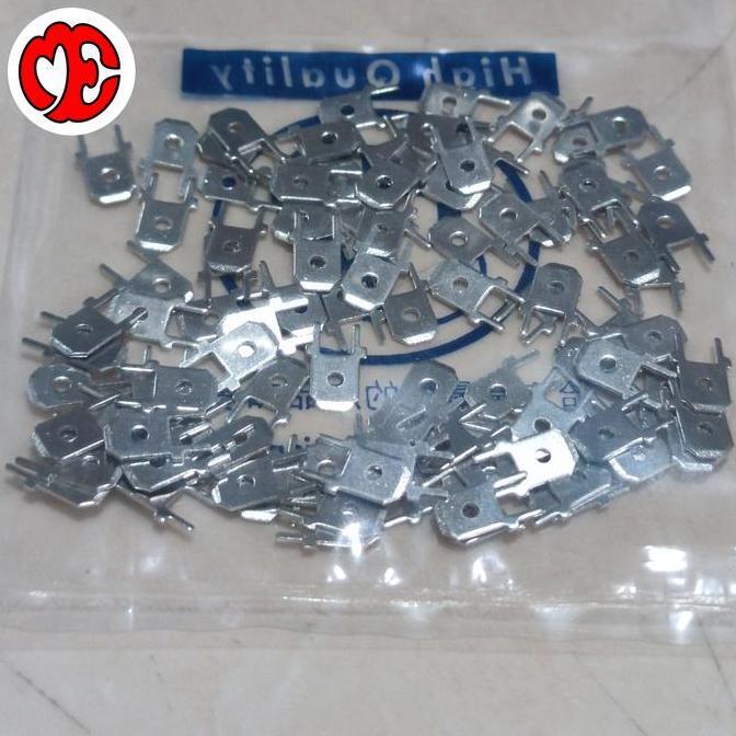 Baru (1) skun kabel 6,3mm male/female/karet skun cewe/cowo/karet skun pcb male 6,3mm iwame3 Segera B