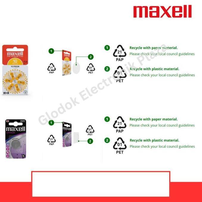 Maxell Battre Lithium CR2032 Koin Baterai CR 2032 Kualitas terbaik Made in Jepang (TERBAIK) (TERBARU