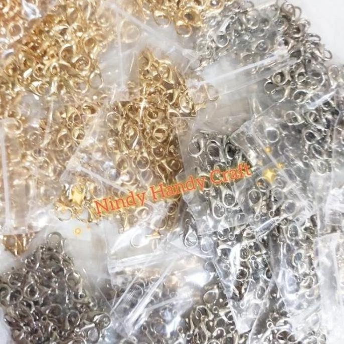 50pcs Pengait Udang 12,14,16, 18mm Monel - Kokot Udang 16mm - Kait Ud