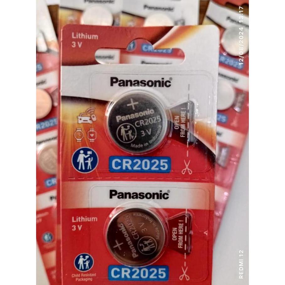 Baterai Panasonic CR2025 Original Lithium Battery 3 Volt / Batrai CR2025 Original Panasonic