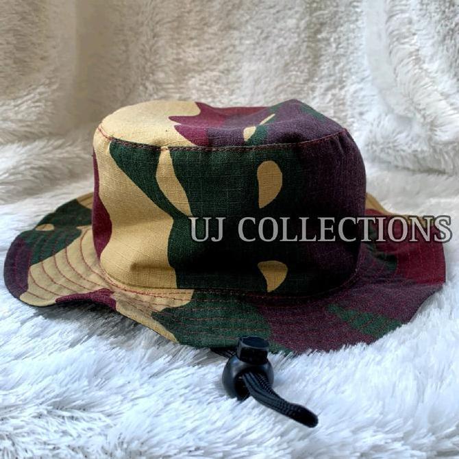 Topi rimba anak loreng kopassus - Topi rimba loreng army kida unisex Fashion murah