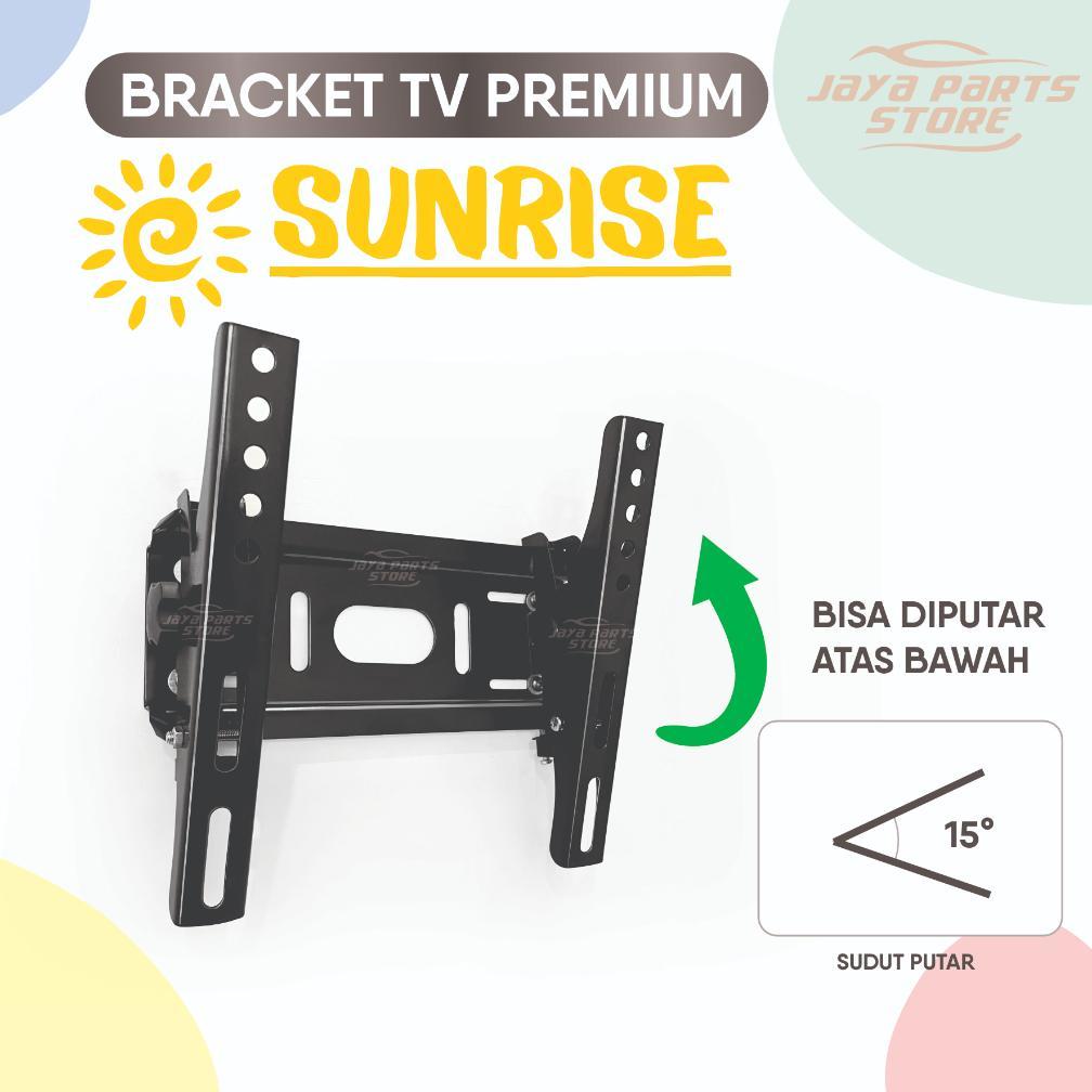BIG PROMO Bracket TV Sunrise 32-60 inch Breket TV Universal Tebal & Kokoh