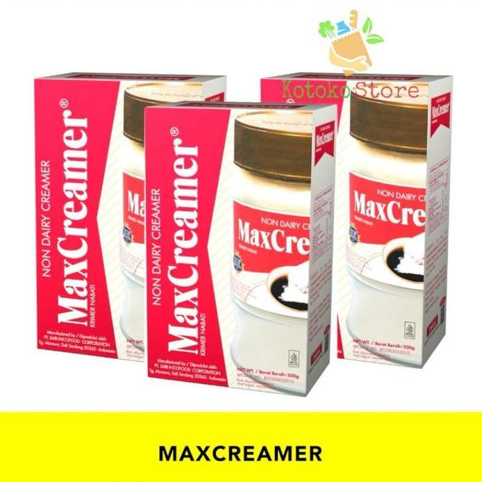Max Creamer / Krimer Bubuk Refill / Non Dairy Creamer / Krimer Bubuk 500gr