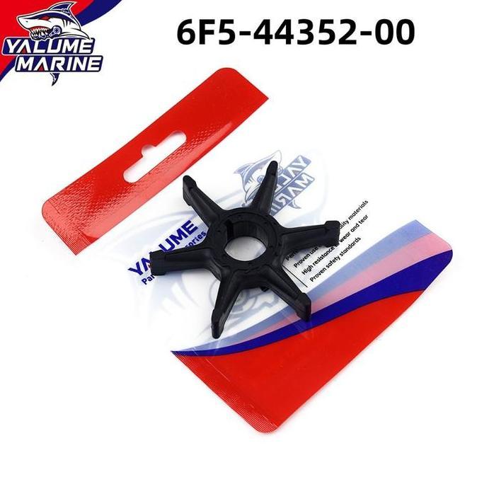 BAJANTEKNO 6F5-44352-00 TW IMPELLER | KARET IMPELLER | KARET PENDINGIN MESIN TEMPEL YAMAHA 40PK