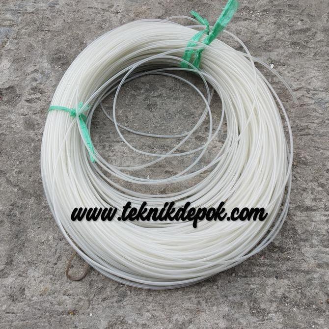 Ready  Selang Micro Selang Parfum Putih 1.6 mm Selang Kecil 1 Roll Depok