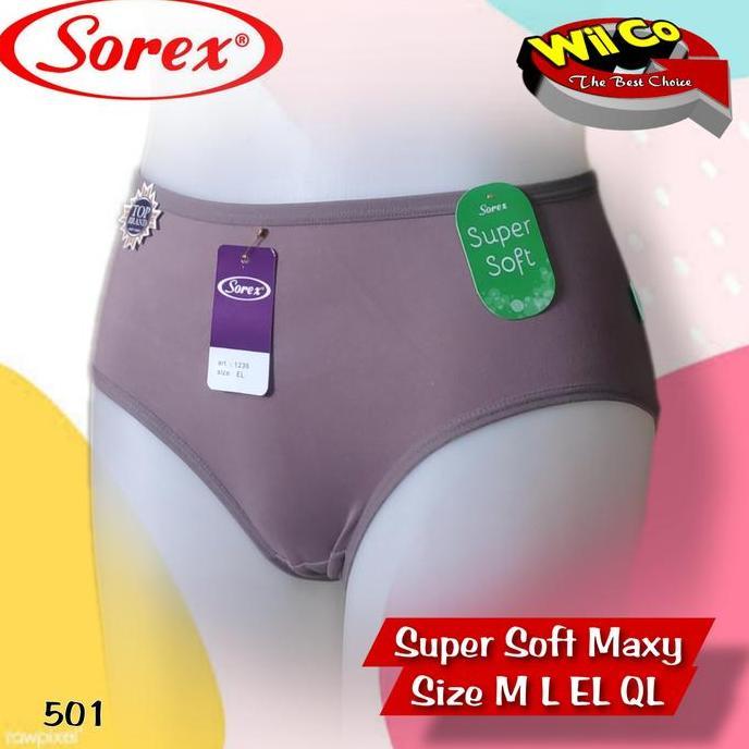 MD5 - K501 (3-6 Pcs) Sorex Celana Dalam Wanita Dewasa, Cd Wanita Sorex Size M L EL QL