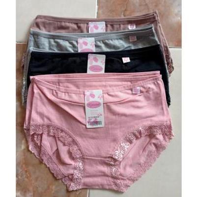 LA7 - 3PCS Cd grisina - Celana dalam Wanita - ukuran xl,3L,4L