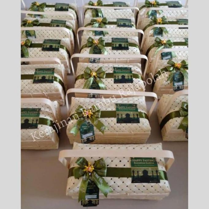 sokase/besek bambu jinjing ukuran 30x17cm