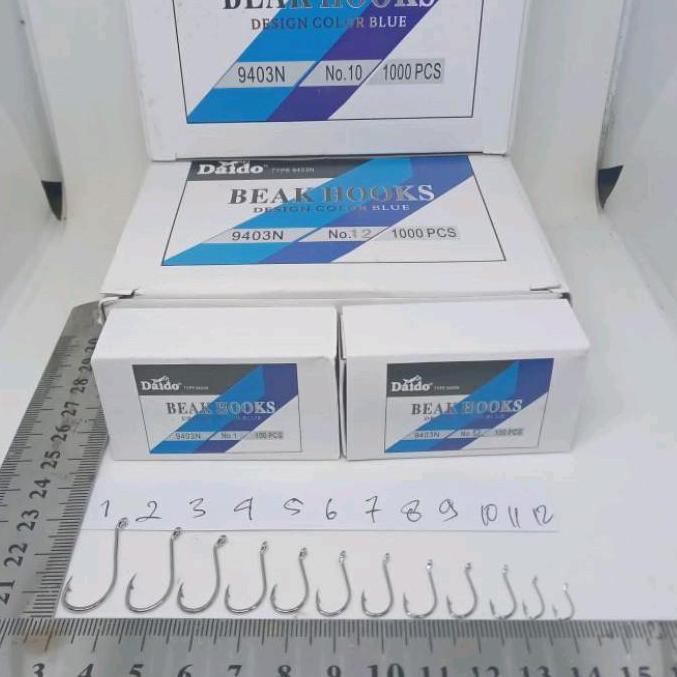 Fishx- Mata Pancing Daido 9403N Isi 100Pcs