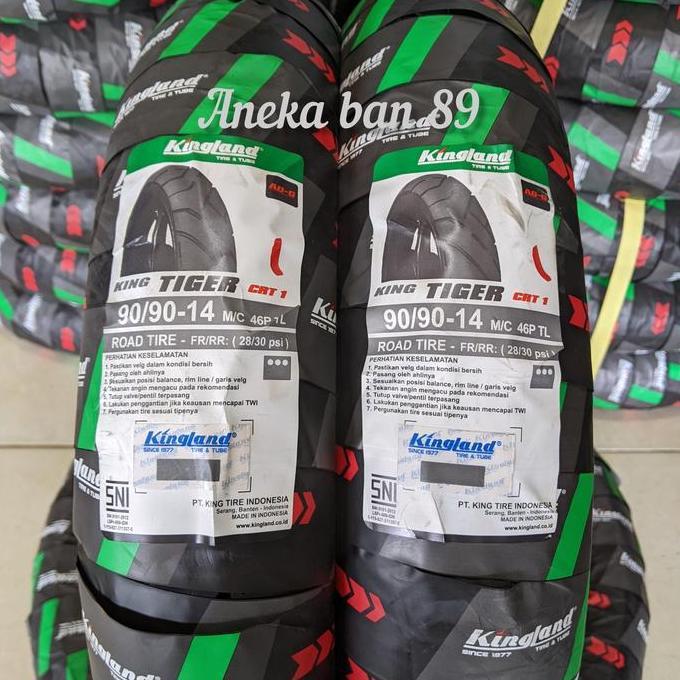 Terlaris Paket Murah Ban Kingland Ctr Motor Matic 80/90-14 & 90/90-14 Tubeless