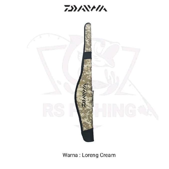 Fishx- Tas Pancing Daiwa Slempang Model Hardcase Cg Fiber Motif Polos Loreng Ukuran 100Cm  Joran Ree