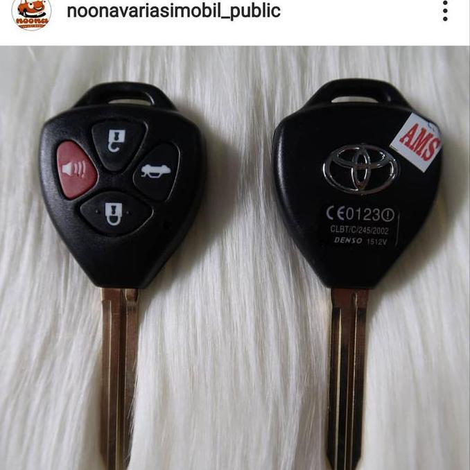 casing kunci remote toyota innova fortuner 4 tombol