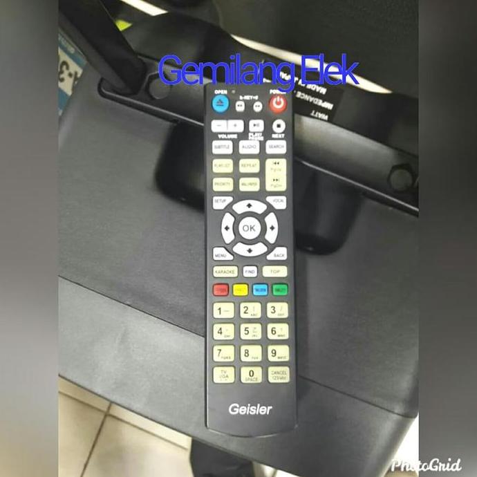 REMOTE DVD KARAOKE GEISLER ORIGINAL