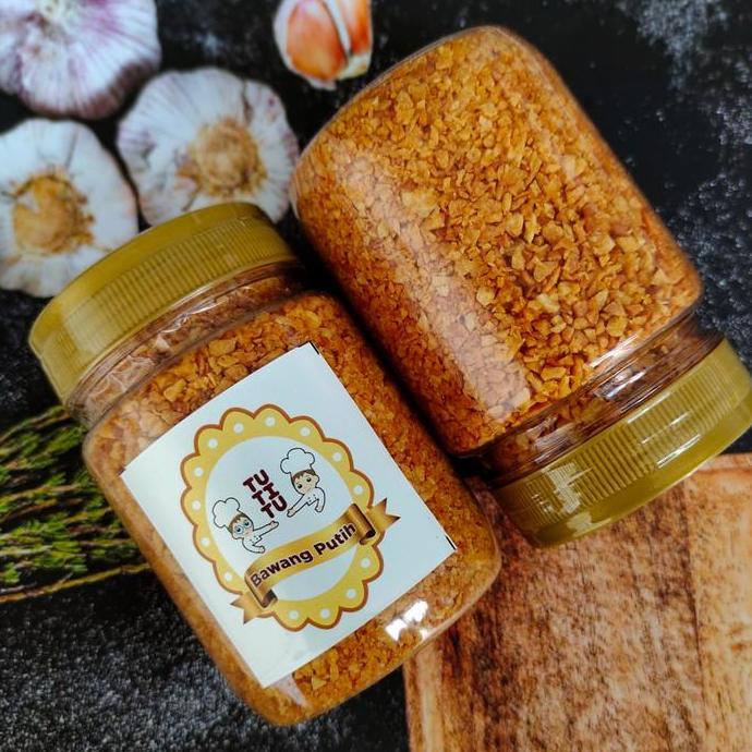 Lazatos- Bawang Putih Goreng Tutitu Asli Tanpa Tepung Kering Tanpa Minyak