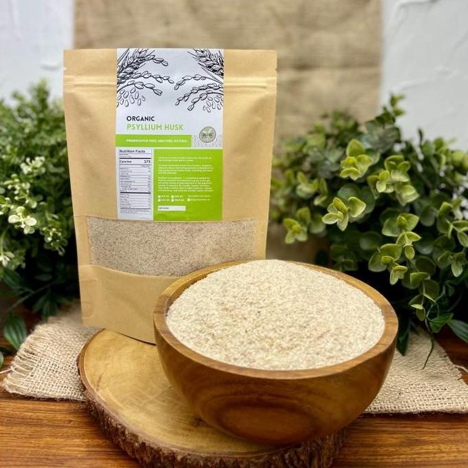 Lazatos- Bubuk Psyllium Husk Halus 100 Gram / Psyllium Husk Powder 100 Gram Fiber Alami Organic Para