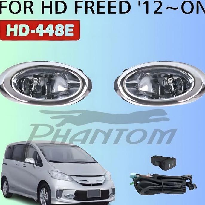 FOG LAMP FOGLAMP LAMPU KABUT LED DRL HD-448E HONDA FREED FRED 2012 BARU