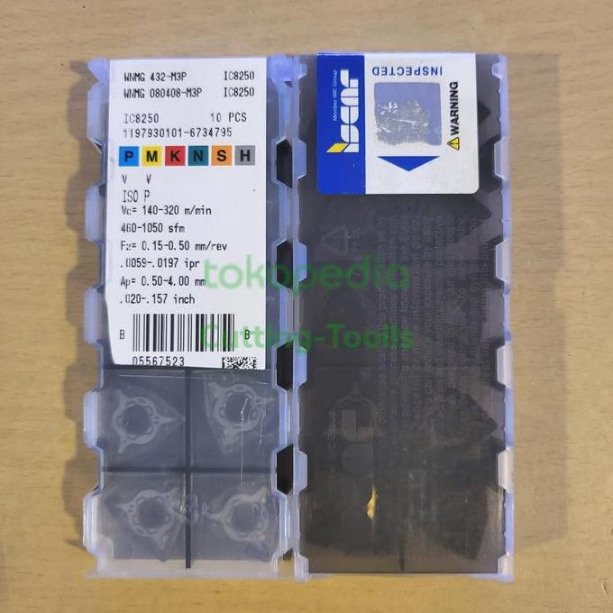 VERBENA INSERT WNMG 080408 ISCAR / INSERT BUBUT WNMG / WNMG 080408 / WNMG