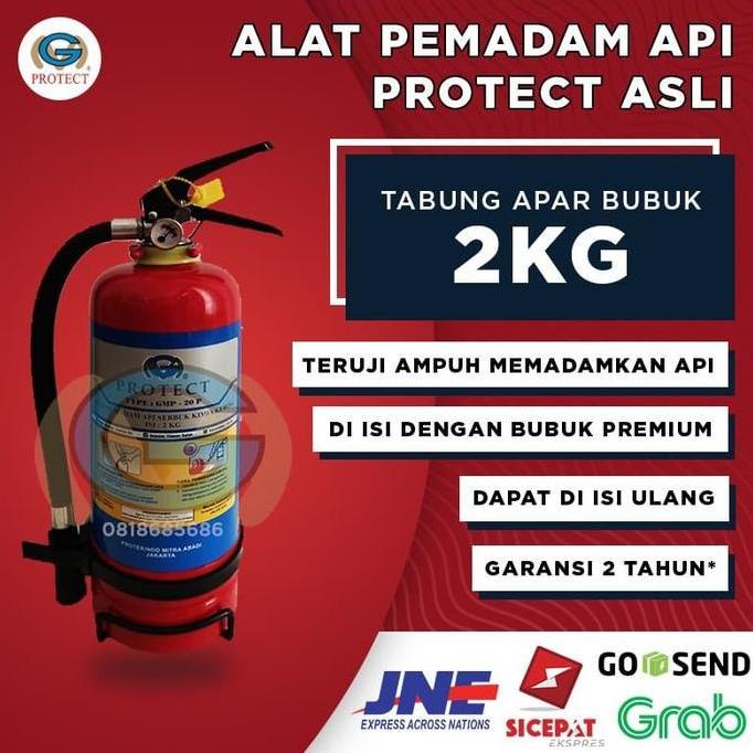 Scur- Apar 2 Kg Protect Powder / Tabung Pemadam Api / Apar 2Kg