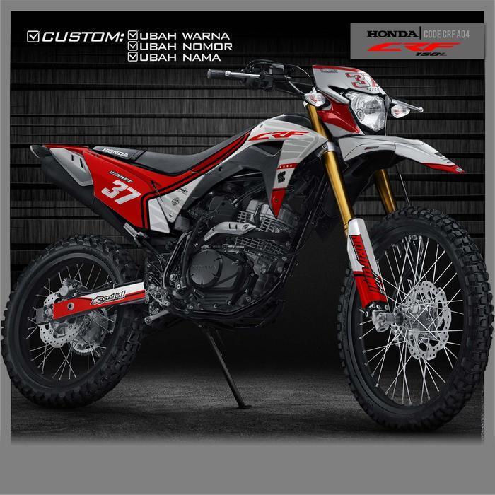 Decal Crf 150 L / Sticker Decals Crf 150 L / Stiker Decal Crf A04 Original Dan Terpercaya