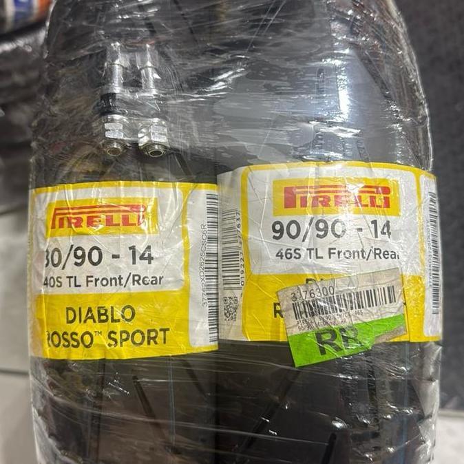 Terlaris Pirelli Diablo Rosso Sport 80/90-14, 90/90-14, 90/80-14 100/80-14