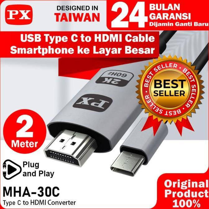 Kabel HDMI Type C to HDMI Dongle MHL Mirroring Cable Anycast Dongle Miracast Mirascreen Ezcast Conve