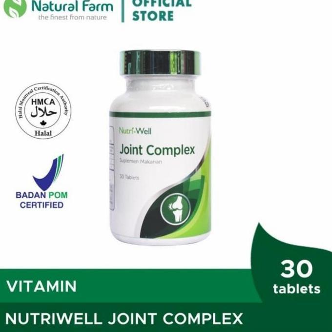 Nutriwell Joint Complex 30 Suplemen Sendi Glucosamine Calcium