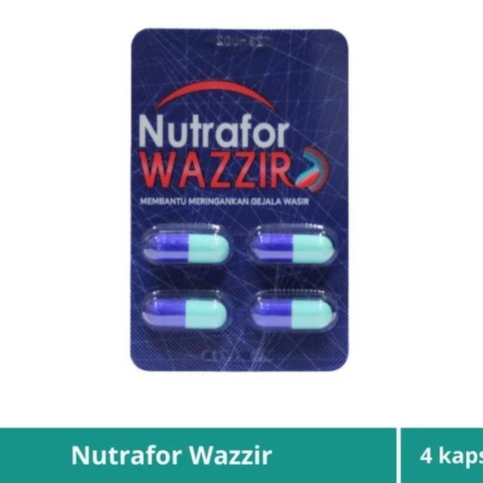Nutrafor Wazzir Isi 4 Kapsul Untul Wasir