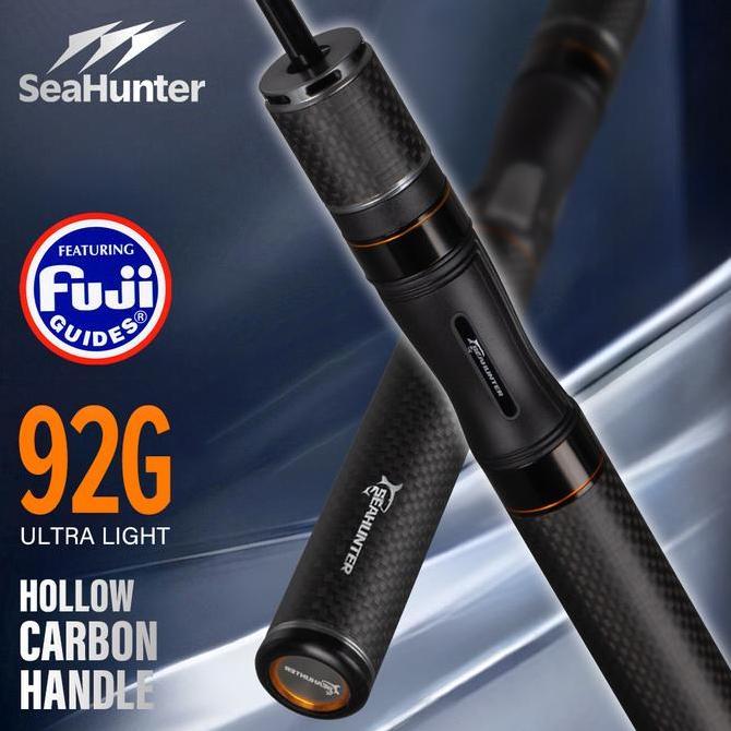 Fishx- [Official] Seahunter Black Arrow Pro Joran Pancing 1 Set=Joran+Reel Pancing Power Handle Spin