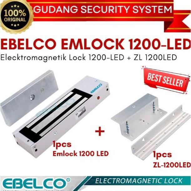 Scur- Ebelco Emlock 1200 + Zl 1200 Magnetic Lock (Emlock 1200 Lbs)