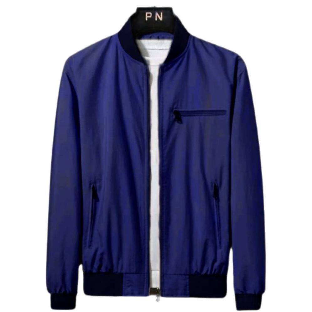 STOK TIPIS JAKET PRIA MINIMALIS / JAKET BOMBER KASUAL / JAKET PRIA KEREN BAHAN KATUN