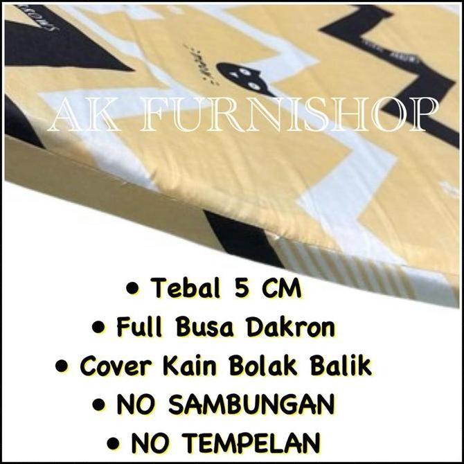 BEBAS ONGKIR - Kasur Busa Dakron Tebal 5 cm - Kasur Lipat Murah